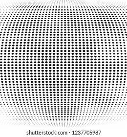 Abstract halftone points. Chaotic monochrome texture vector pattern