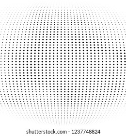 Abstract halftone points. Chaotic monochrome texture vector pattern