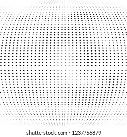 Abstract halftone points. Chaotic monochrome texture vector pattern