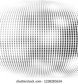 Abstract halftone points. Chaotic monochrome texture vector pattern