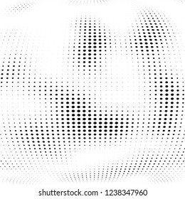 Abstract halftone points. Chaotic monochrome texture vector pattern