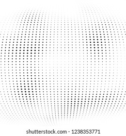Abstract halftone points. Chaotic monochrome texture vector pattern