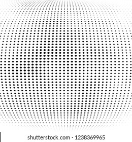 Abstract halftone points. Chaotic monochrome texture vector pattern