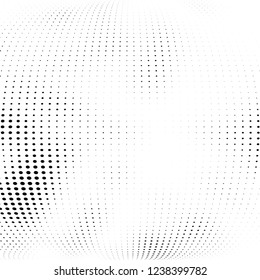 Abstract halftone points. Chaotic monochrome texture vector pattern