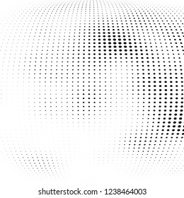 Abstract halftone points. Chaotic monochrome texture vector pattern