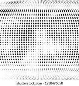 Abstract halftone points. Chaotic monochrome texture vector pattern
