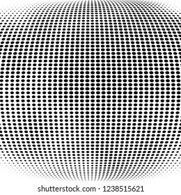 Abstract halftone points. Chaotic monochrome texture vector pattern