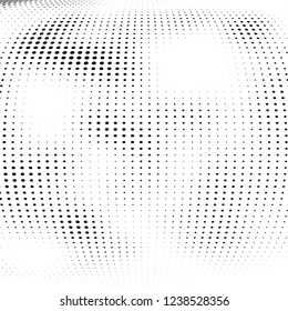 Abstract halftone points. Chaotic monochrome texture vector pattern