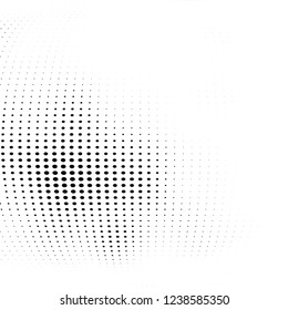 Abstract halftone points. Chaotic monochrome texture vector pattern