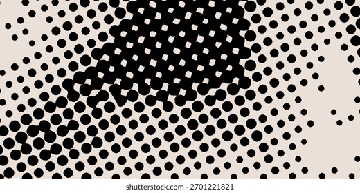 Abstrakter Halbton-Pop-Art-Texturhintergrund. Modernes Trenddesign in Vektorgrafik