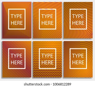 abstract halftone poster background template