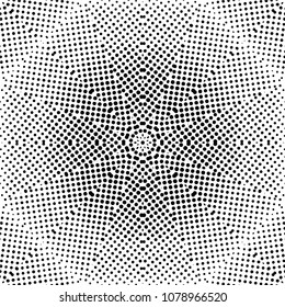 Abstract halftone psychedelic kaleidoscopic seamless pattern.vector