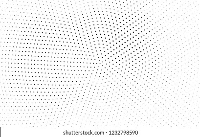Abstract halftone radial