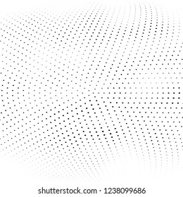 Abstract halftone radial