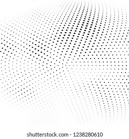 Abstract halftone radial