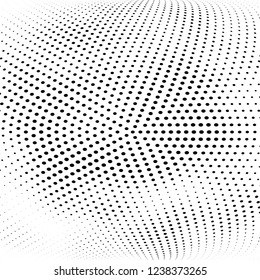 Abstract halftone radial
