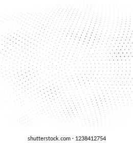 Abstract halftone radial