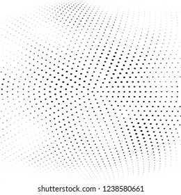 Abstract halftone radial
