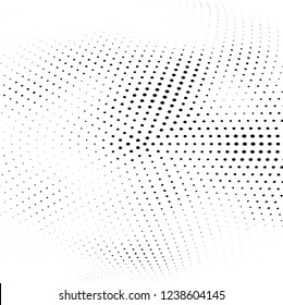 Abstract halftone radial