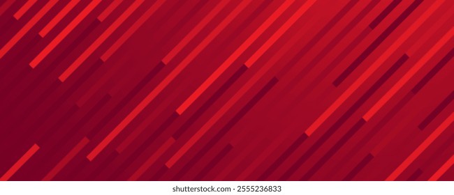 Abstract halftone red background diagonal light texture design vector