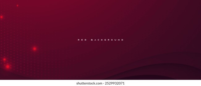 Vetor de design de textura ondulada de fundo vermelho e meio-tom abstrato