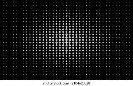 Abstract Halftone Rounded Rectangle Pattern Background Vector. Halftone Rounded Rectangle Pattern.