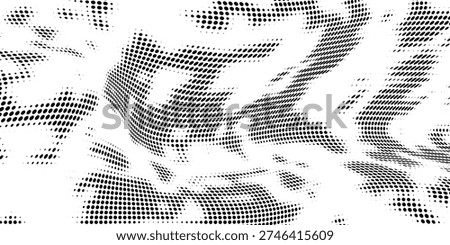 Abstract halftone seamless camouflage, led style texture. Dot pattern in black colors, camo digital background. Vector pixel art wallpaper