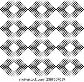 Abstract. Halftone seamless pattern background. vector.