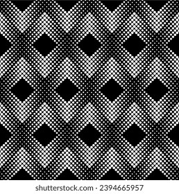 Abstract. Halftone seamless pattern background. vector.