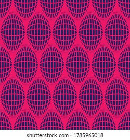 Abstract Halftone seamless pattern. Vector illustration.	