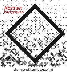 Abstract halftone square geometric pattern, hipster fashion design print pattern