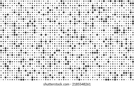 Resumen de fondo cuadrado medio tono, pantalla de arte pop vectorial moderna textura media óptica.