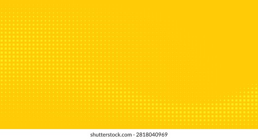 Abstract halftone squer Yellow background. Design vector Illustration.