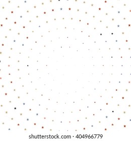 Abstract halftone starry background. Stock vector.