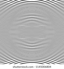 abstract halftone striped background. Curved wavy lines. vector illustration