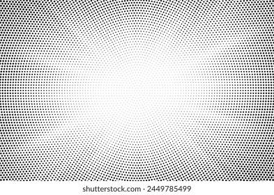 Fondo Abstractas de la explosión del sol de medio tono. Pop arte cómic tira de diseño de la cubierta. Explosión, aislado estilo retro cómics fondo radial.