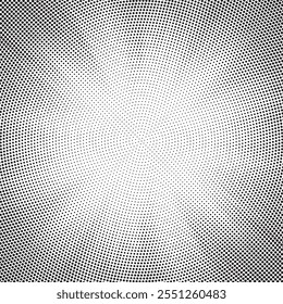 Abstract halftone sunburst background. Pop art comic book strip cover design. Explosion, isolated retro style comics radial background.