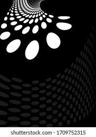 Plantilla de semitono abstracto, ilustración de arte vectorial