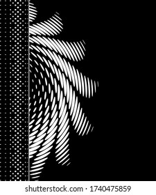 abstract halftone template vector art illustration