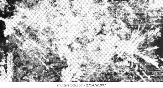 Fundo de textura de meio-tom abstrato em preto e branco para projetos de design