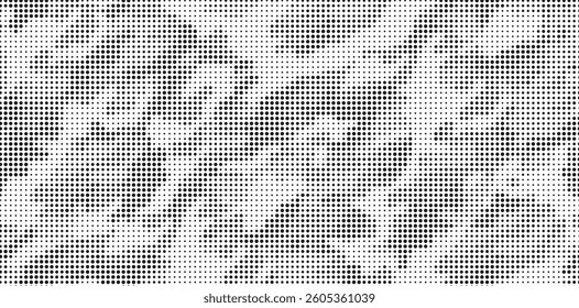 Abstract Halftone Texture Background. Half Tone Camouflage Effect Monochrome Pattern. Minimal Dynamic Dotted Wallpaper 