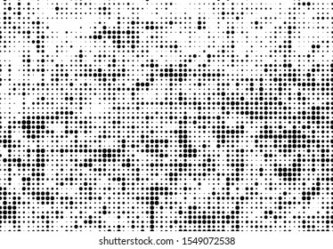 Abstract halftone texture. Black dots on white background. Vintage comic print template