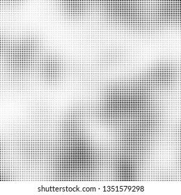 Abstract halftone texture black and white