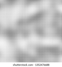 Abstract halftone texture black and white