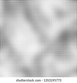 Abstract halftone texture black and white