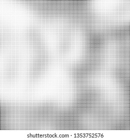 Abstract halftone texture black and white