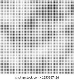 Abstract halftone texture black and white