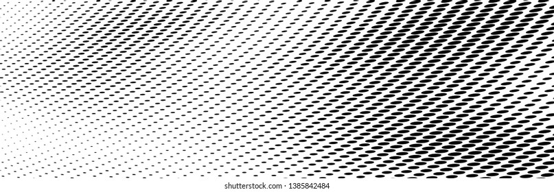 Abstract halftone texture. Black and white vector pattern