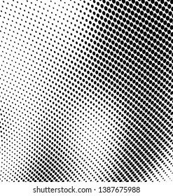 Abstract halftone texture. Black and white vector pattern