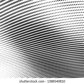 Abstract halftone texture. Black and white vector pattern
